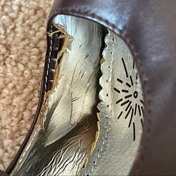 NAUGHTY MONKEY OXBLOOD LEATHER SLOUCHY BOOTIE - Picture 9 of 9